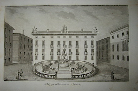 Gandini Francesco Palazzo Senatorio a Palermo 1831 Cremona 